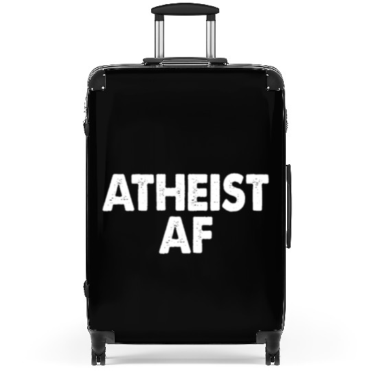 Atheist Atheism Agnostic Suitcases