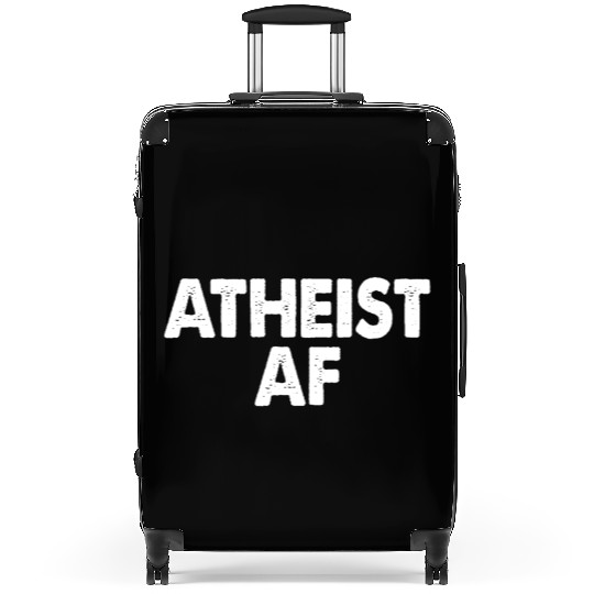 Atheist Atheism Agnostic Suitcases