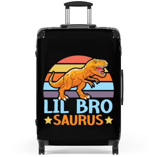 Lil Bro Saurus Best Bro Ever Brotherhood Dinosaur Suitcases