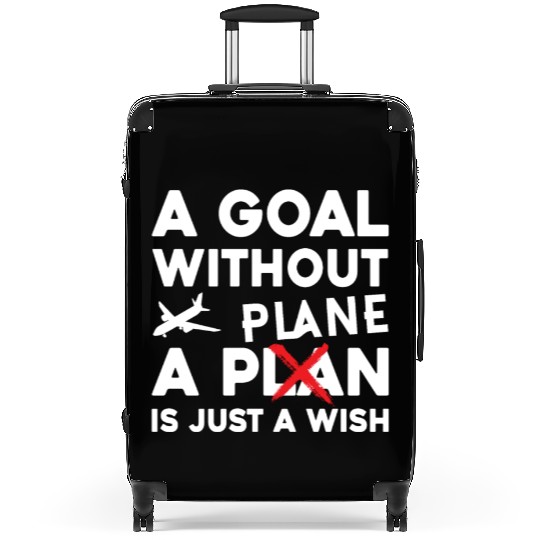 Airline Pilot A Goal Without A Plane Aircraft Suitcases