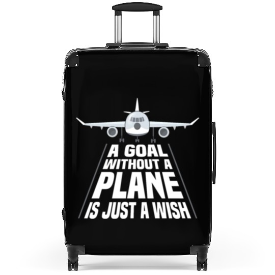Airline Pilot A Goal Without A Plane Aircraft Suitcases