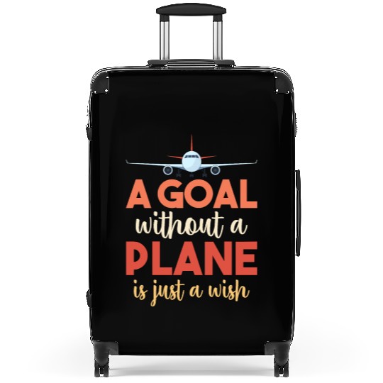 Airline Pilot A Goal Without A Plane Aircraft Suitcases