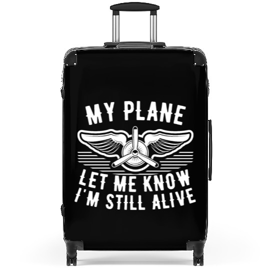 Airline Pilot Aviation Pun For a Corporate Pilot Suitcases