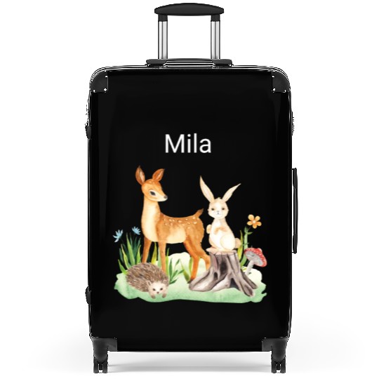 Animal deer rabbit hedgehog Mila Suitcases
