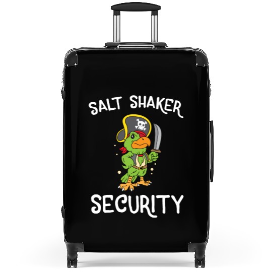 Salt Shaker Security Pirate Parrot Animal Lover Suitcases