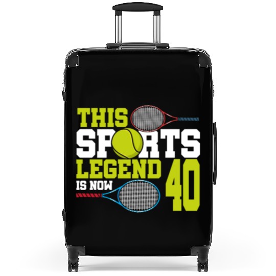 This Sports Legend Is Now 40, Tennis 40th Birthday Suitcases