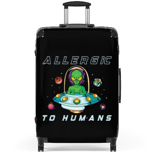 Alien Extraterrestrial Area 51 UFO Space Geek Gift Suitcases