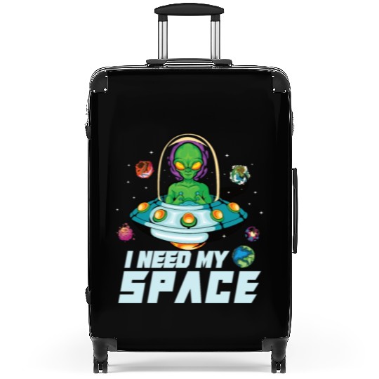 Alien Extraterrestrial Area 51 UFO Space Geek Gift Suitcases