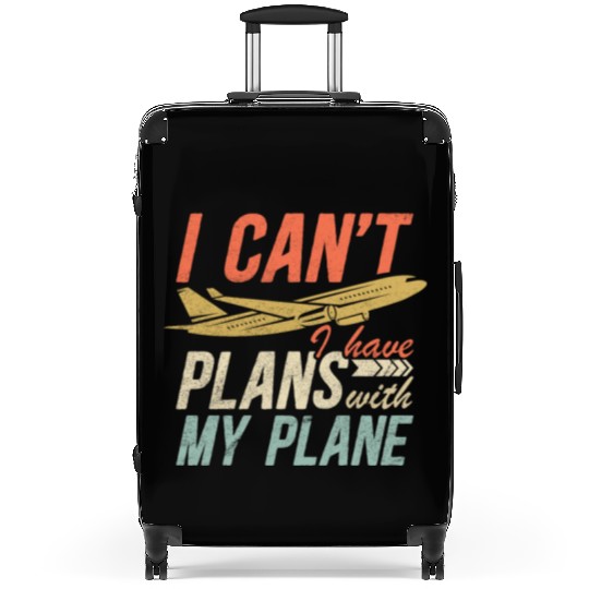 Airline Pilot Aviation Pun For a Corporate Pilot Suitcases