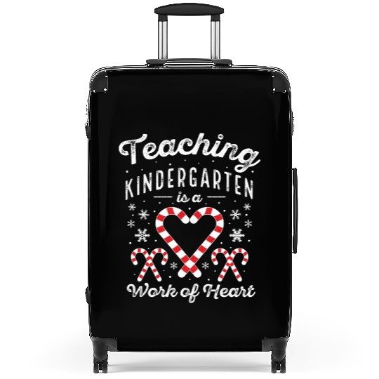 Christmas Candy Cane Work of Heart Kindergarten Suitcases