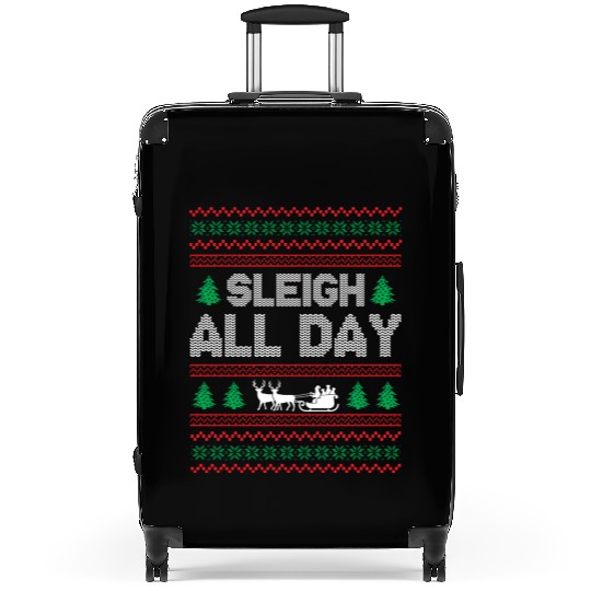 Ugly Christmas - Sleigh All Day Suitcases