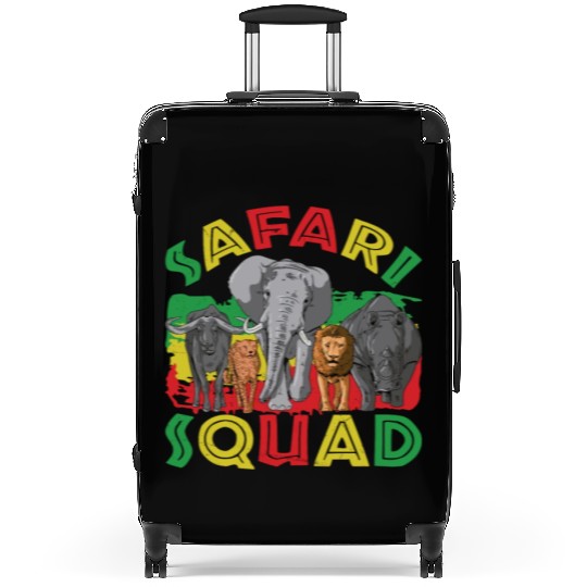 Safari Lifestyle Lion Gang Animal Wild Animal Life Suitcases