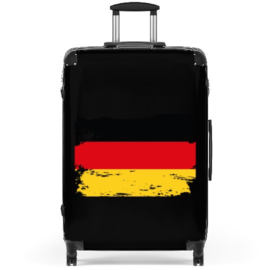 Official Germany Flag German Country Pride Vintage Suitcases