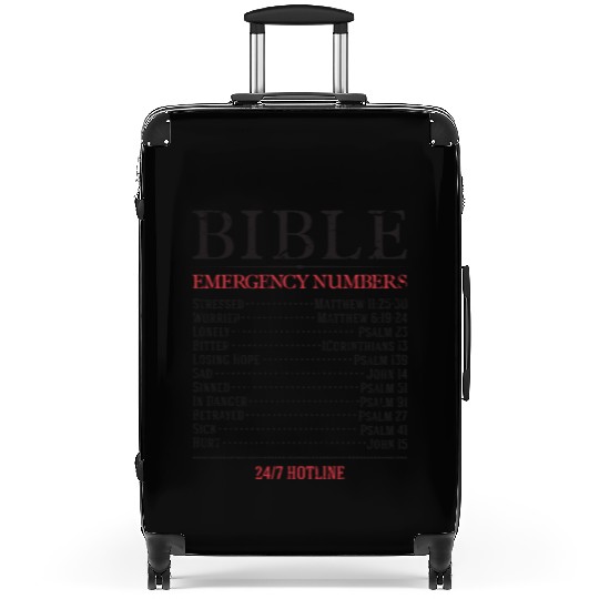 Bible Emergency Numbers 24 7 Hotline - rescue Suitcases