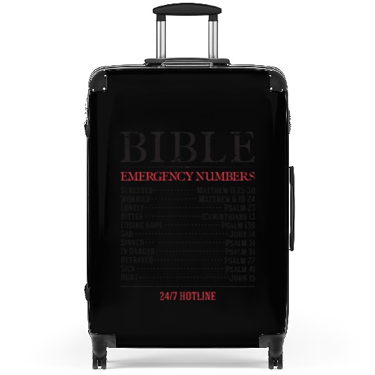 Bible Emergency Numbers 24 7 Hotline - rescue Suitcases
