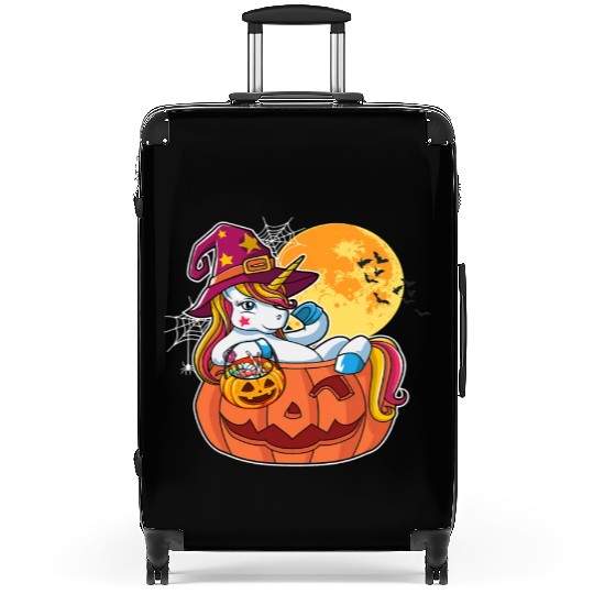 Halloween Unicorn Pony Trick Or Treat Halloween Suitcases