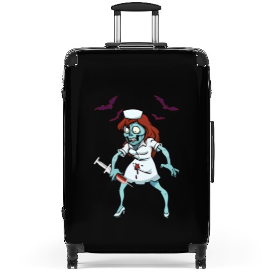 Zombie Nurse Emergency Halloween Suitcases