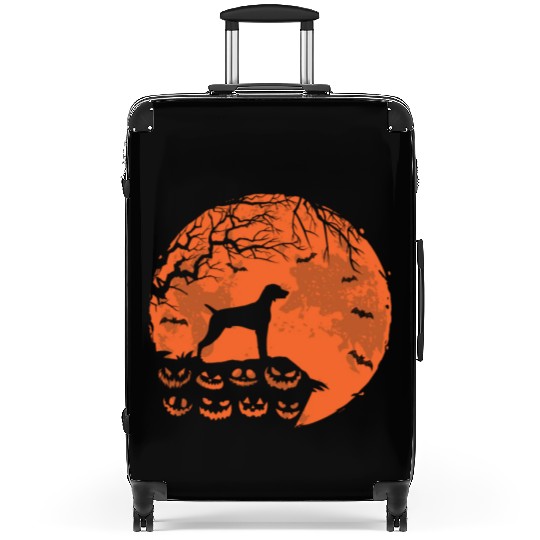Vizsla And Moon Halloween Funny Dog Lover Gift Suitcases