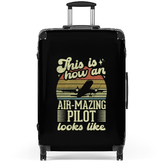 Aircraft Pun Airmazing Pilot - Airline Pilot Suitcases