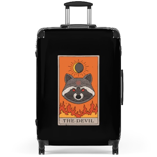 Raccoon Devil Tarot Card Reader Suitcases