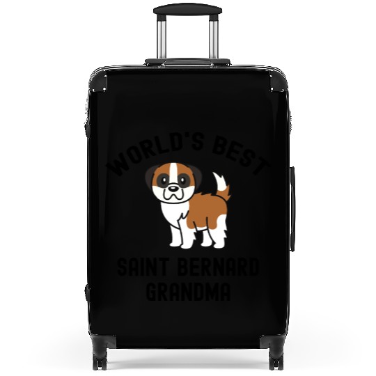 World's Best Saint Bernard Grandma Suitcases