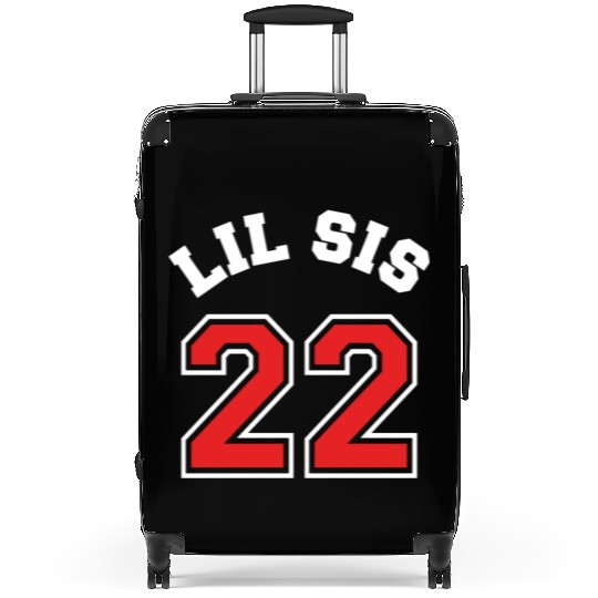 Lil Sis 2022 Little Sister Baby Family Birth Child Suitcases