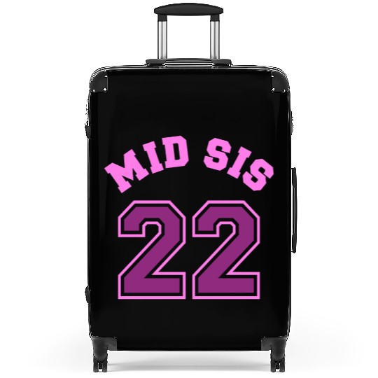 Mid Sis 2022 Middle Sister Baby Birth Child Suitcases