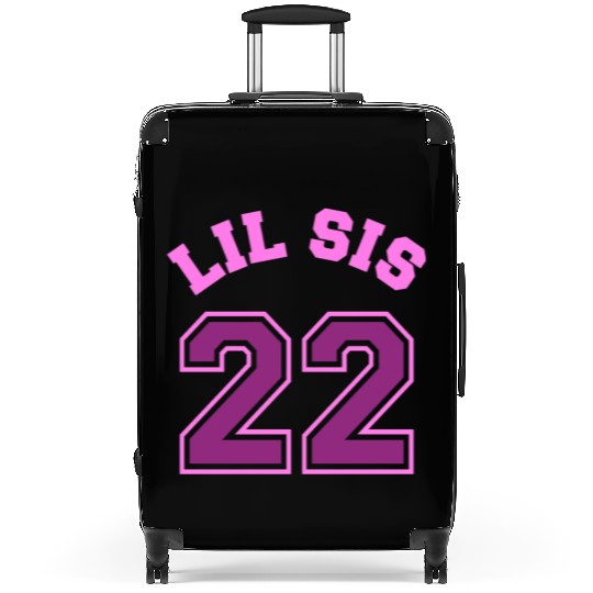 Lil Sis 2022 Little Sister Baby Family Birth Child Suitcases