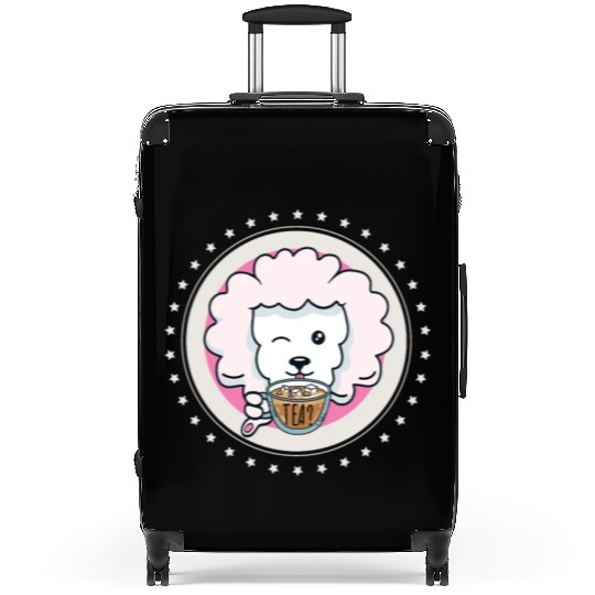 Dog Breed Poodle Tea Suitcases