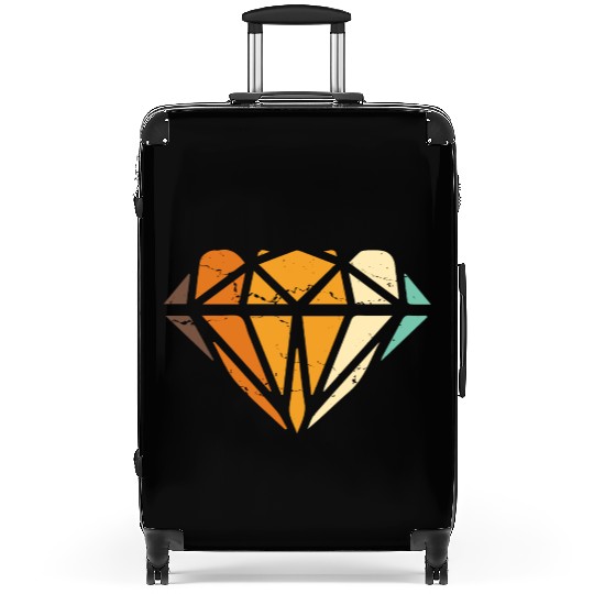 Vintage Diamond Gemstone Jewelry Jeweler Coral Suitcases