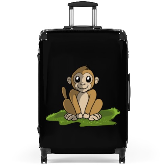 Happy Monkey Suitcases