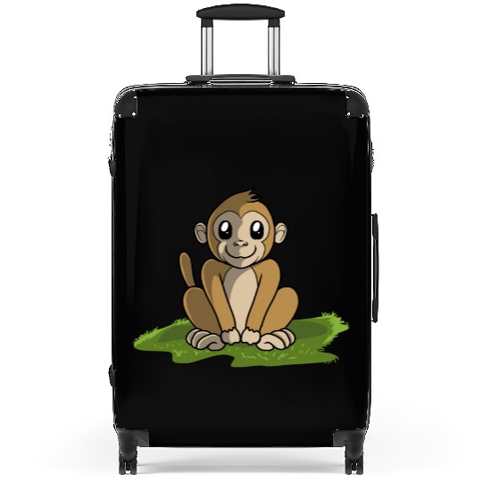 Happy Monkey Suitcases