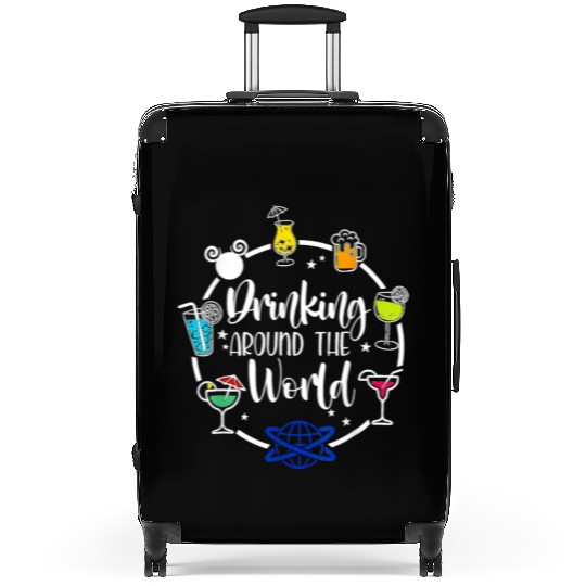 Drinking Around The World Suitcases