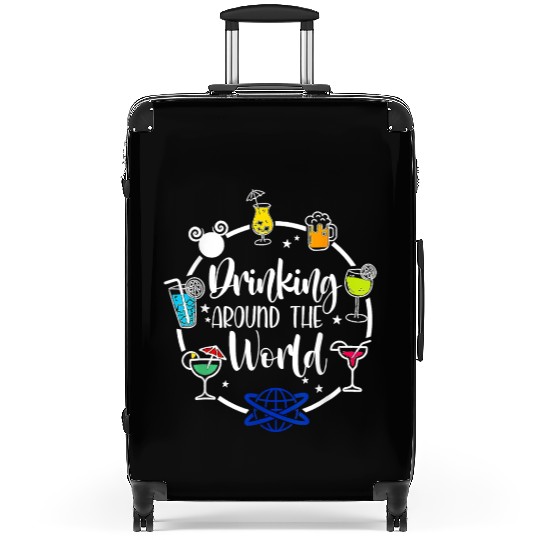 Drinking Around The World Suitcases