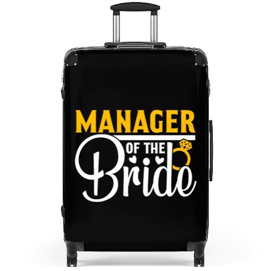 Manager Of The Bride Wedding Party Matching Gift Suitcases