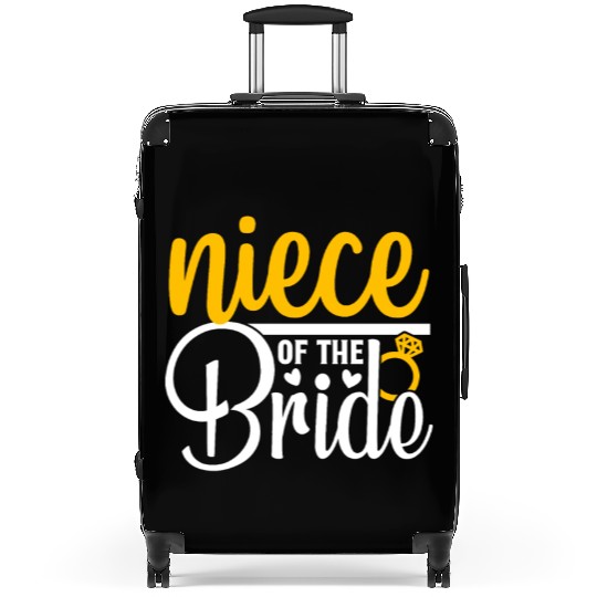 Niece Of The Bride Wedding Party Matching Gift Suitcases