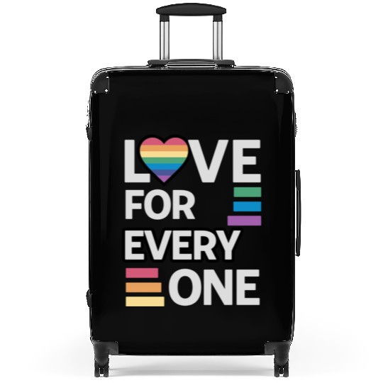 Rainbow unisex love for everyone Suitcases