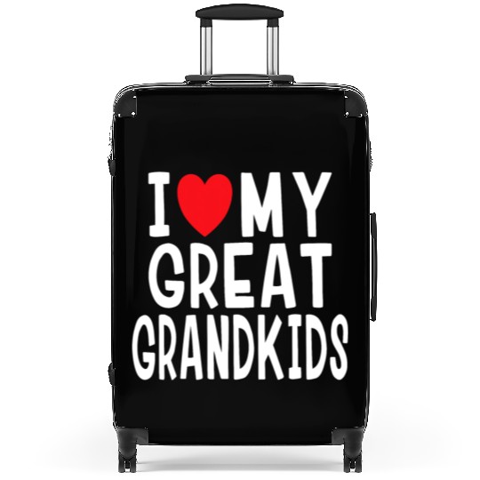I Love My Great Grandkids Family Love Grandma Gran Suitcases