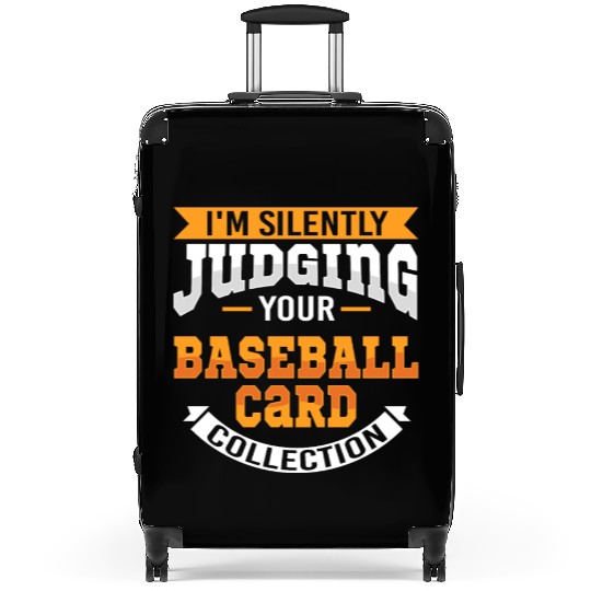 Judging Baseball Card Collection Funny Suitcases