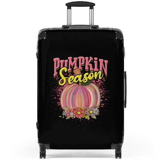 Pumpkin Season - jack-o-lantern Suitcases