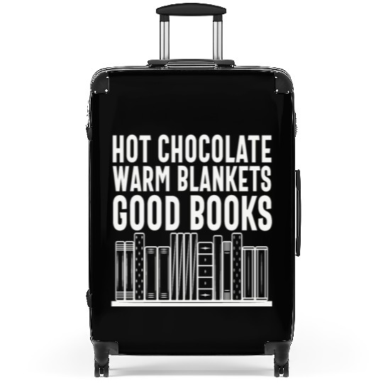 Hot Chocolate Warm Blanket Good Books Cool Quotes Suitcases
