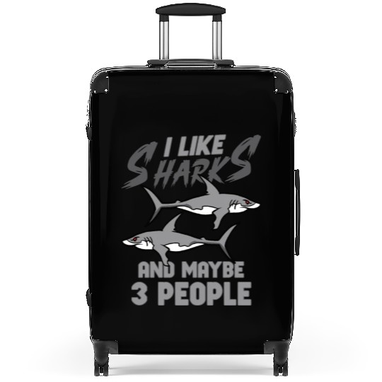 Shark Ocean Predator Sea Creature Suitcases