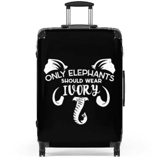 Elephants Ivory Extinction Awareness Save Animals Suitcases