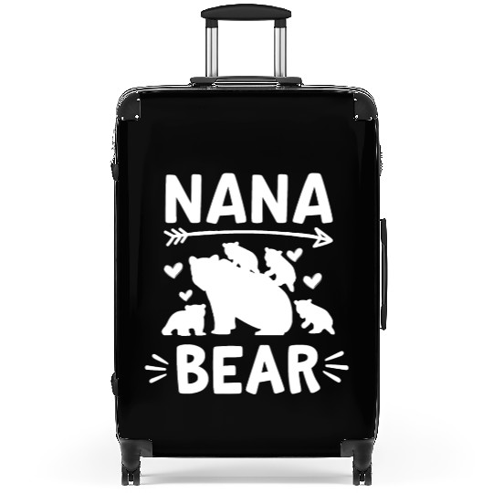 Nana Bear 4 Cubs Cute Grandparents Day Gift 4 Gran Suitcases