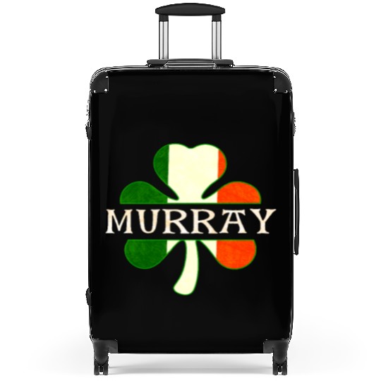 Murray Irish Surname Ireland Flag Shamrock Suitcases