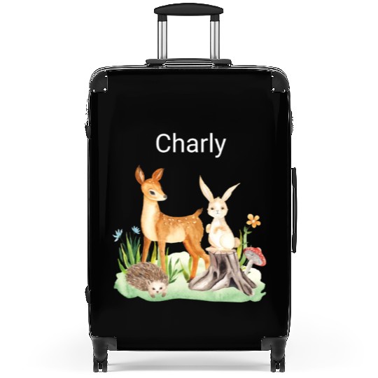Animal deer rabbit hedgehog Charly Suitcases