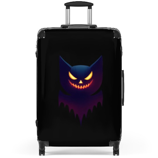 Bat Pumpkin Halloween Suitcases