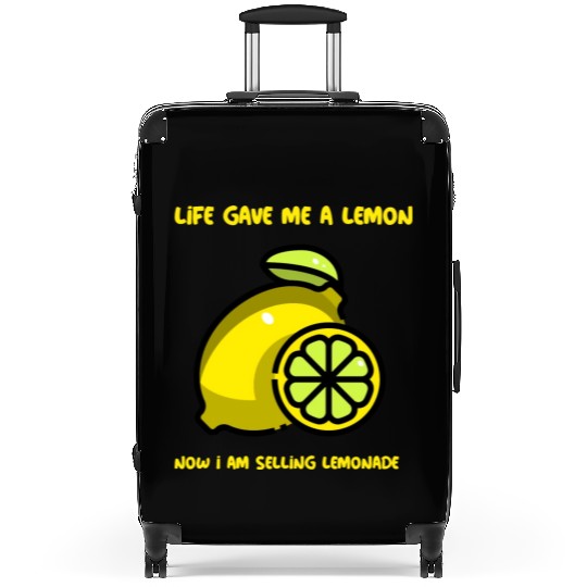 Life has given me a lemon Suitcases