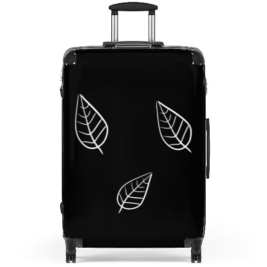 leaf icon nature three leaves Suitcases