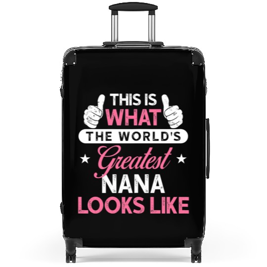 Womens Nana Suitcases Gift World s Greatest Nana Suitcases